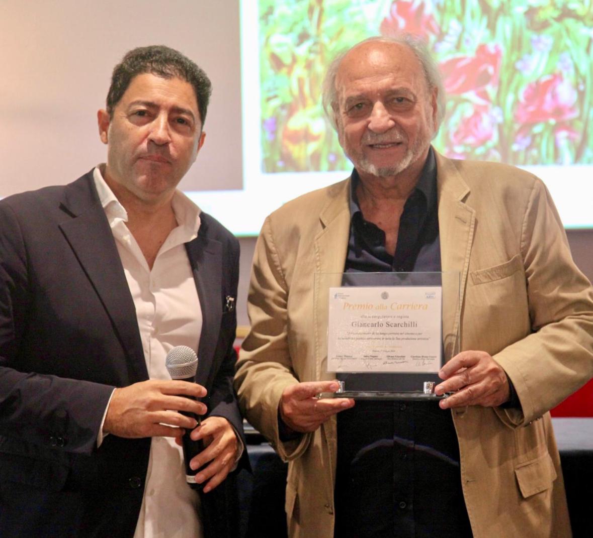 Premiazione di Giancarlo Scarchilli alla Pro Biennale di Venezia: un omaggio alla carriera di un Maestro del Cinema